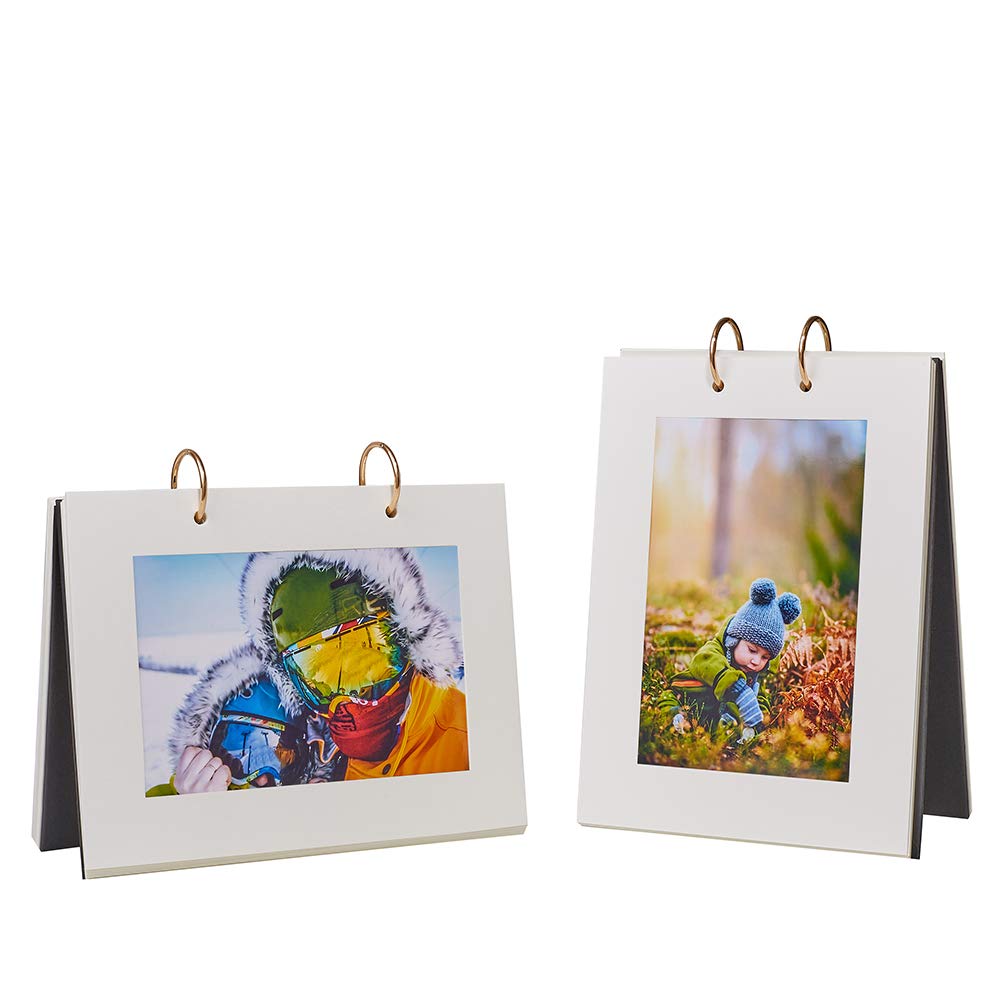 FORFOLIO 4x6 Flip Photo Album Picture Frames Collection