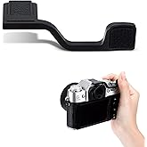 X-T50 Thumb Up Grip for Fujifilm Fuji X-T50 XT50 Camera Only,Aluminum Alloy Metal Thumb Grip with Hot Shoe Cover Protector Thumb Rest Support Holder, Not Affect The Use of XT50 Camera Buttons-Black