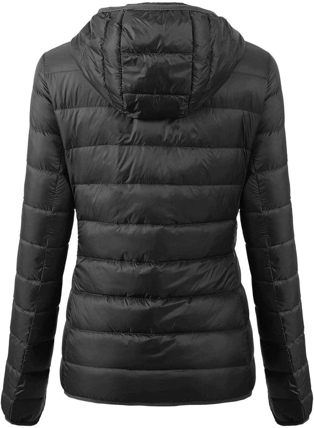 black short down jacket