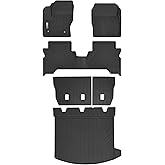 XINSHANGXIU Floor Mats & Cargo Liner for Ford Escape 2013 2014 2015 2016 2017 2018 2019/2013-2019 Ford C-Max,TPE All Weather Protection Slush Floor Liner(Trunk Mat+Backrest Mat+Floor Mat)