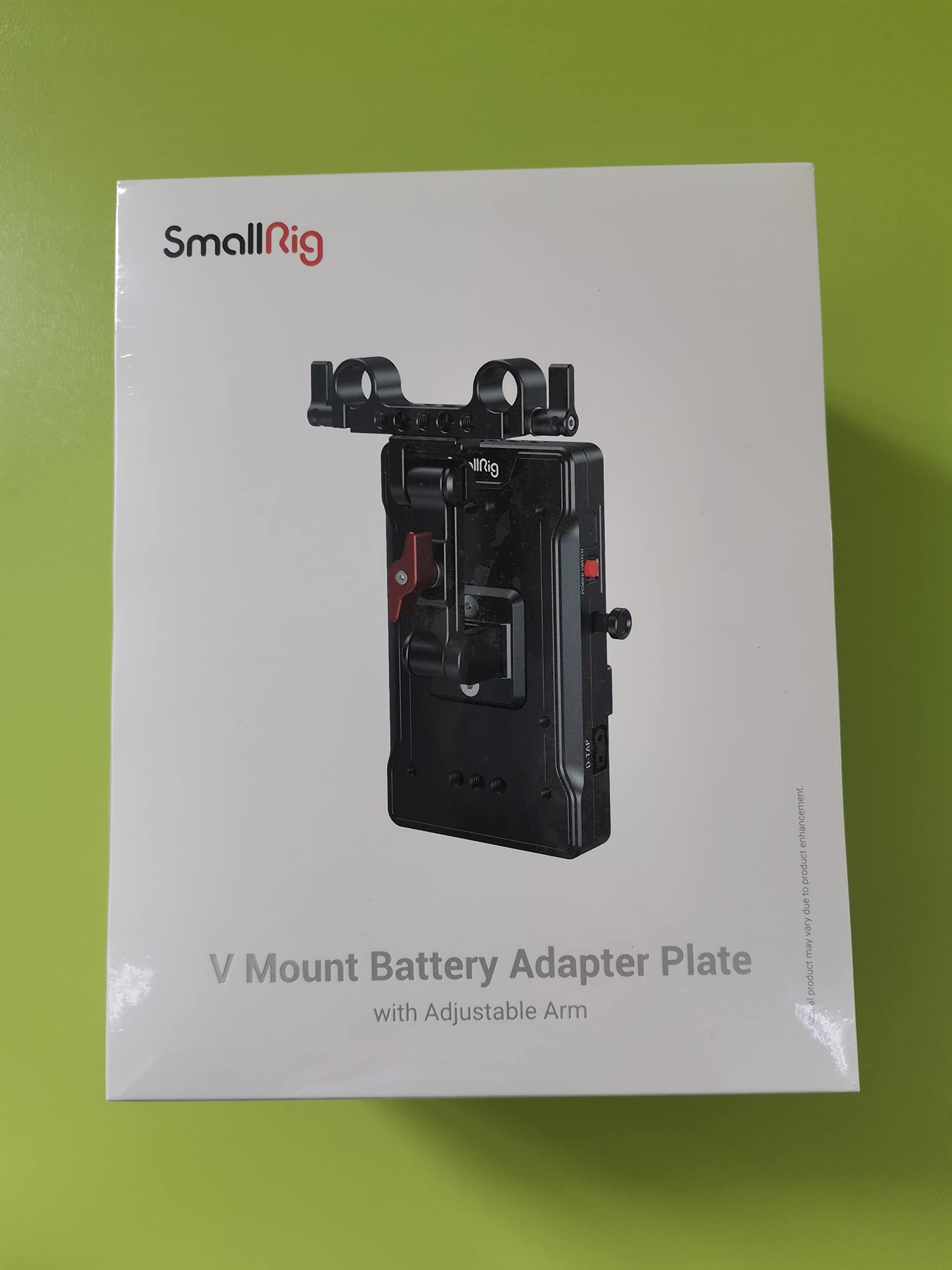 SMALLRIG V Mount Battery Adapter Plate with PD 65W USB-C Quick Charger, QC Protocol USB-A, D-TAP, 8V & 12V DC Port, 15 mm Rod Clamp and Adjustable Arm, for Sony for Canon Cameras & Camcorders