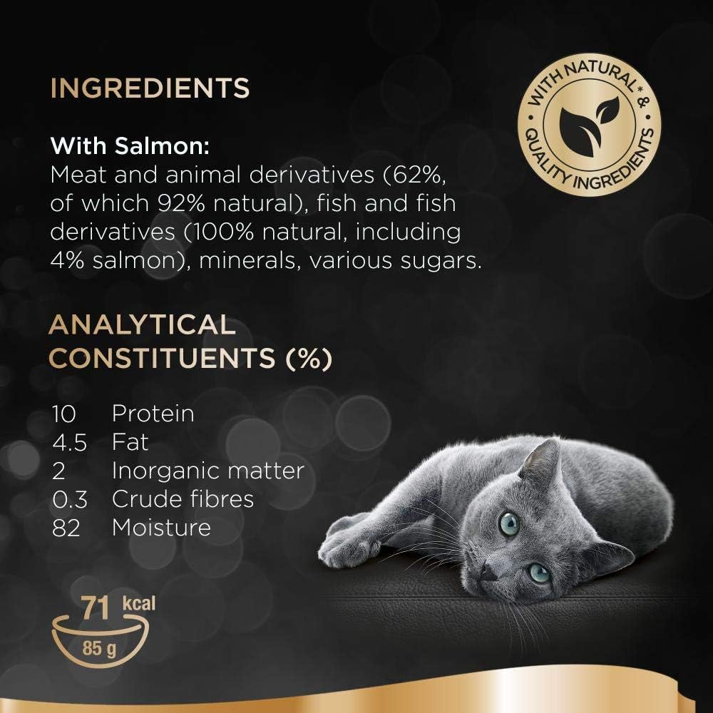 Sheba Classics Cat Food Trays Salmon in Terrine, 85 g (Pack of 22) - Image 5