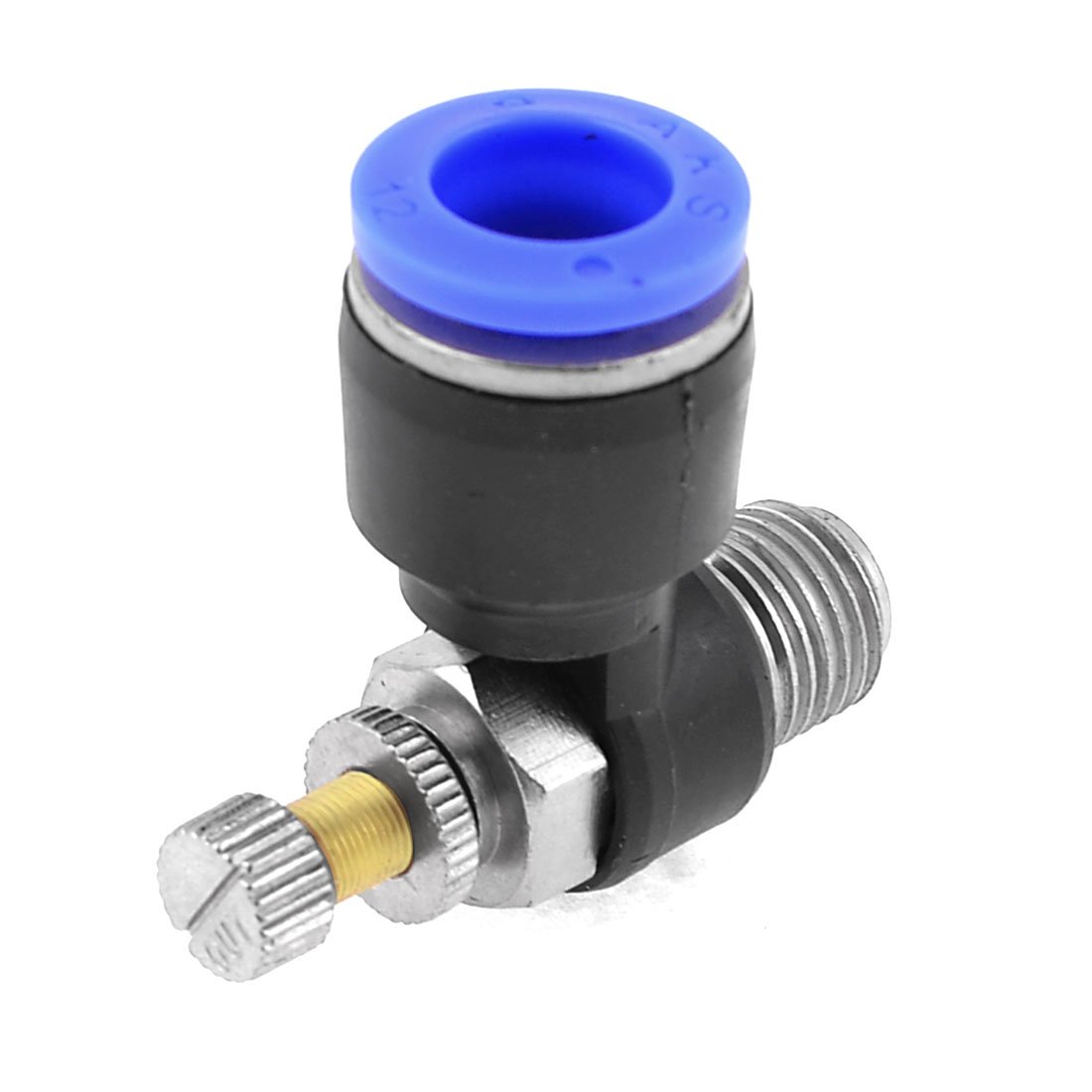 12mm Tube 1/4" PT Threaded Pneumatic Speed Controller Quick Fittings