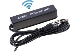 HerMia Car Antenna Radio, Hidden 12V Am Fm Signal Amplifier Booster for Car Truck Boats Motorcycles RV