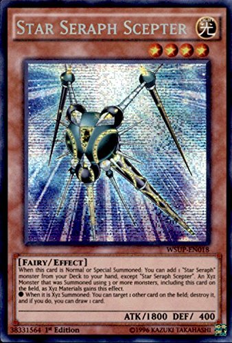 Yu-Gi-Oh! - Star Seraph Scepter (WSUP-EN018) - World Superstars - 1st Edition - Prismatic Secret Rare