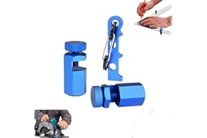 Tall Stair Gauges Set for Framing Square, Hexagonal Stable Lock with Holder and Hook for Carpentry & Circular Saw, Framing Sq