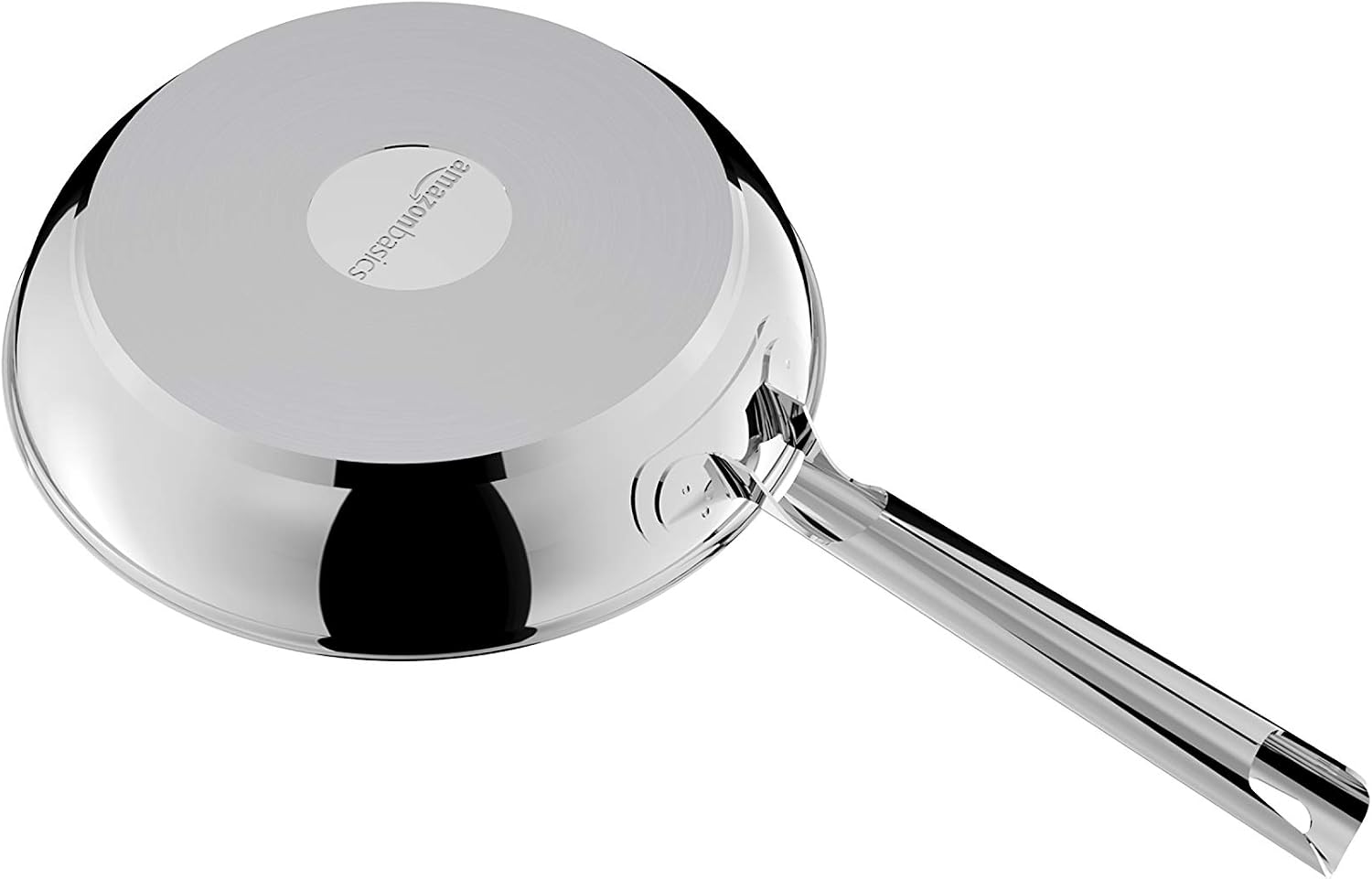 Amazon Basics 11-Piece Stainless Steel Induction Cookware Set, Including Non-Stick Frying Pan, Casserole and Saucepan with Lids, Silver - Image 5