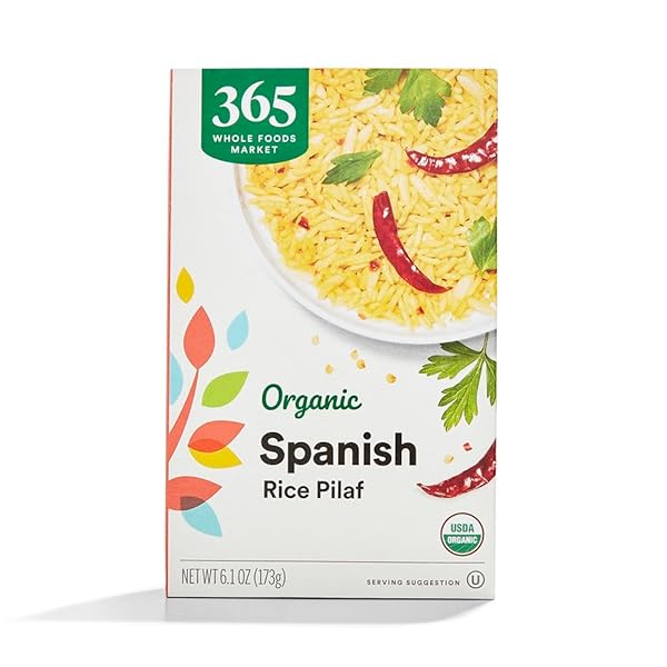365 BY WHOLE FOODS MARKET, ORGANIC SPANISH RICE PILAF, 6.1 OUNCE