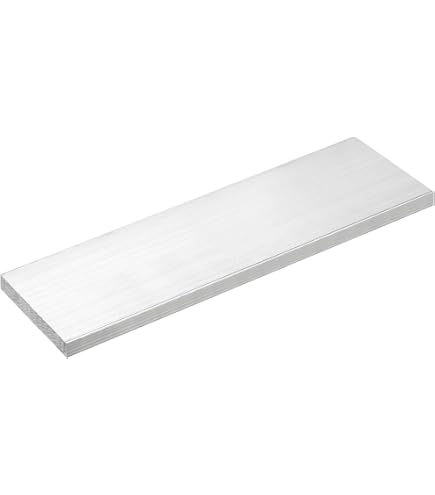MUKCHAP 10 Pieces 1/4 X 2 X 12 Inch Aluminum Flat Bar, 6 X 50 X 305mm 6061 Aluminum Flat Plate, Metal Strip Aluminum Bar Stock For Crafting, Industry - View #12