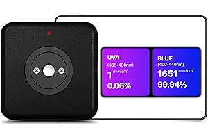 AQUAHORTI AH-DCLM Dental Curing Light Meter for Blue and UVA Light