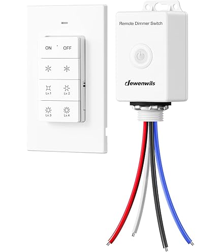 Meross - Kit De Variateur D'intensité Intelligent 3 Voies - Interrupteur Mural WiFi - Ampoule