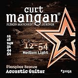 Curt Mangan Fusion Matched Phosphor Bronze Acoustic Strings (12-54)