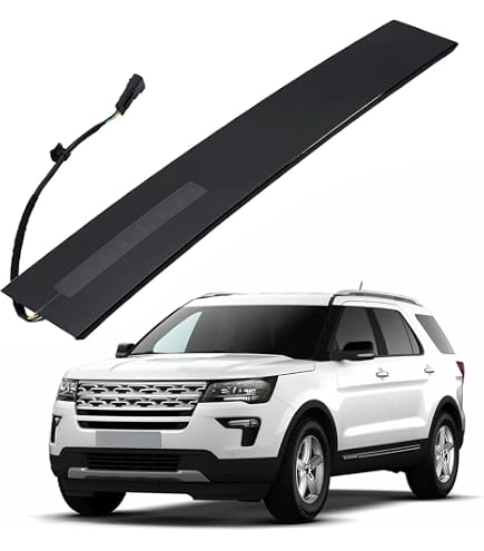 A-Pillar Molding Trim Set (Left+Right) For 2011-2019 Ford Explorer – Black, Clip-On, Direct Replacement