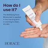 HORACE Mattifying Face Moisturizer for Men Unscented 75 ml view 4