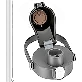 2 IN 1 Replacement Lid for Owala Freesip16oz 24oz 32oz 40oz Water Bottle, One Button Top Replacement Lid Accessory, Leakproof, BPA-FreeDishwasher Safe, Smart Design