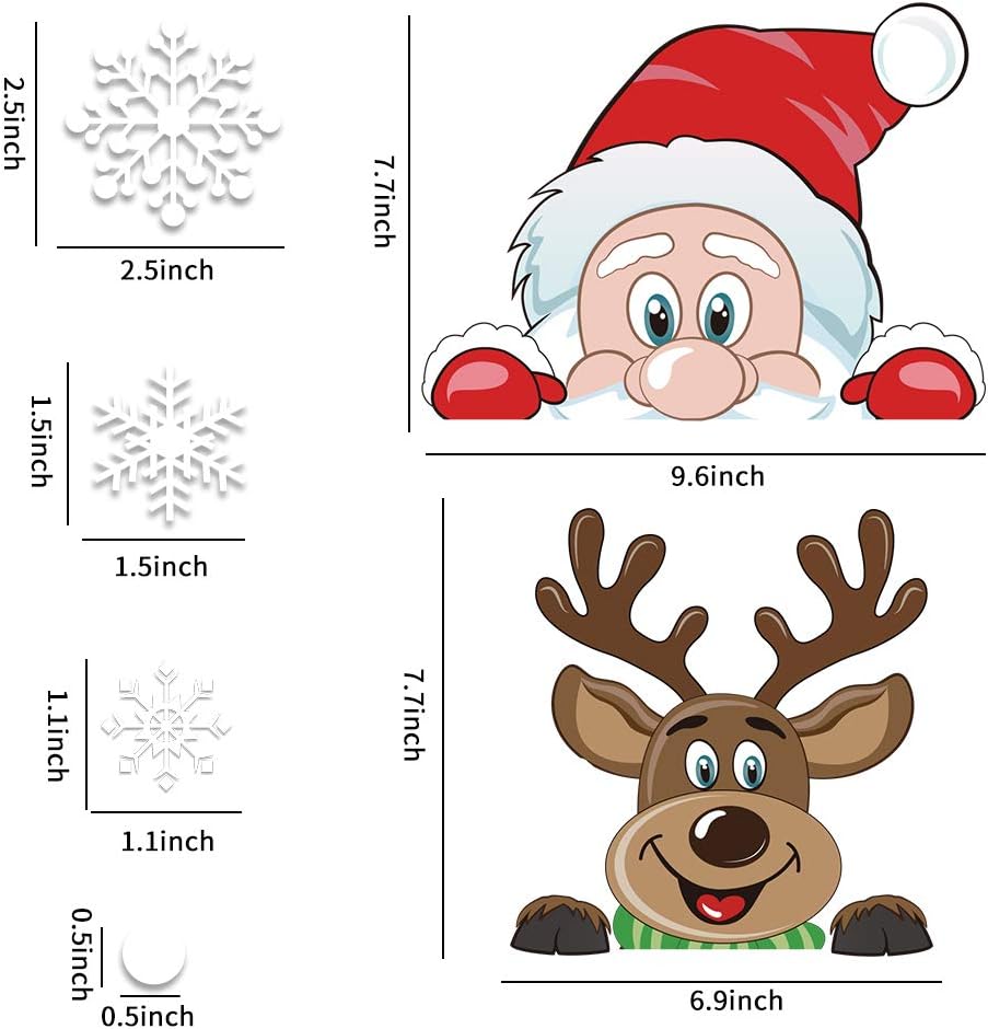 VEYLIN Christmas Window Stickers - Image 3