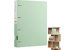 Document Folder,A4 Size 4 Ring Binder | 12 X 10 Inch Binder Folders,for Office School Recipe Letter Artwork Paper Organizatio