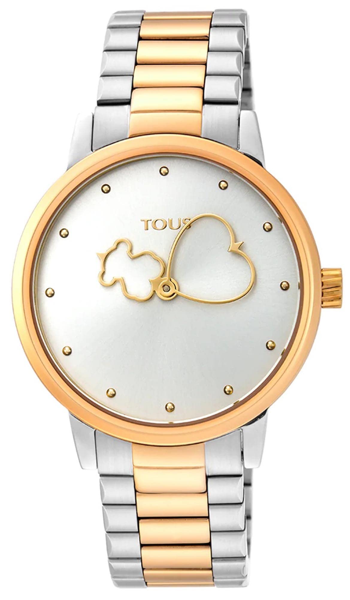 TOUS Bear Time Steel Watch (34mm), Multicoloured, Bracelet