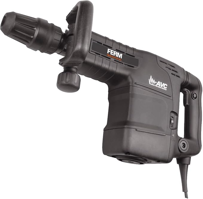 Martello Demolitore FERM 1500W - Con 3 Punte E 2 Scalpelli | 6.0 Joule, Perforazione Fino A 32mm Cemento - Foto 13