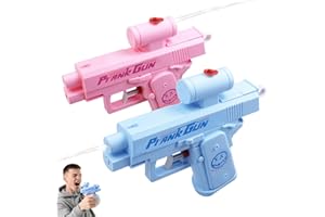DEXSPOENY 2 Pcs Prank Water Gun,Prank Two-Way Water Gun, Prank Squirt Gun,Reverse Water Guns for Parties & Summer Fun Hilarious Novelty Toy,Swimming Pool Beach Sand Water Fighting Activities Ideas Gift Toys