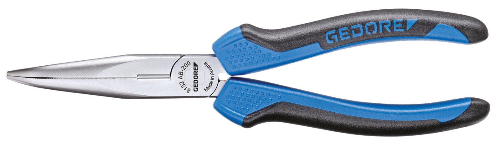 GEDORE 8132AB-200JC 200 mm Long Bent Nose Pliers
