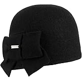 Seeberger Litika Milled Wool Hat Loop Women Black One Size