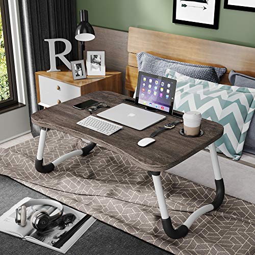 Homemaxs Laptop Desk for Bed,【2021 Upgraded】 Portable Laptop Bed Tray