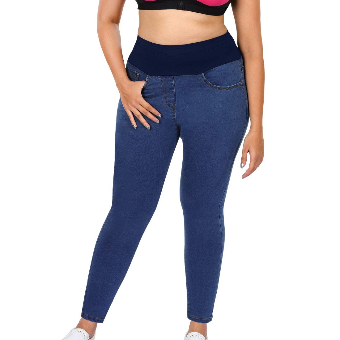 Buy dermawear Women's Shapewear Denim Regular Fit Jeans at Amazon.in