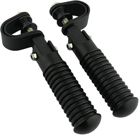 Amazon Co Jp オートバイ オートバイクロームブラック7 8 1 クラッシュバーフットレストクランプハイウェイフットペッグのためのハーレーのための石灰のためのハーレーのためのペグ スズキのためのホンディ ペダル 色 ブラック ホーム キッチン