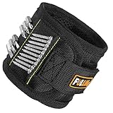 Magnetic Wristband, Fullife Super Strong Magnets for Holding Screws Drill Bits and Small Metal Tools for Men Father's Day Gift