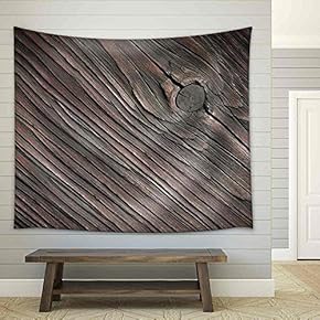 Wood Texture - Fabric Wall Tapestry Home Decor - 51x60 inches