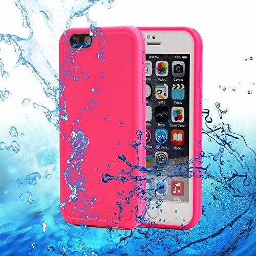 iPhone 6S Plus Waterproof Case, Small Knife Super Slim Thin Light [360 All Round Protective] Full-Sealed IPX-6 Waterproof Shockproof Dust/Snow Proof Case Cover for iPhone 6 / 6S Plus 5.5 inch (Pink)