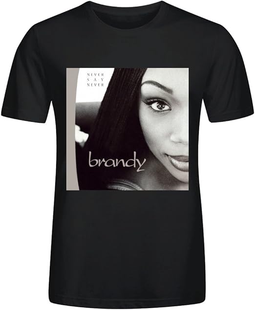 Amazon.com: Brandy Never Say Never T Shirt Men: Clothing