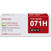 ONLYU Compatible for Canon 071H 071 Black Toner Cartridge 2500 Pages | Compatible to Imageclass LBP122dw MF272dw/MF273dw/MF275dw i-Sensys LBP122dw Laser Printer (High Yield, 1 Pack)