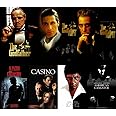 Definitive Mafia & Gangster 7-Movie DVD Collection: The Godfather / Godfather: Part II / Godfather: Part III / American Gangster / Casino / Scarface / Carlito’s Way [Spanish Artwork]