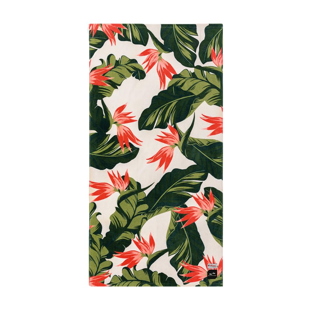 Slowtide Mauka Beach Towel, White, One Size