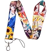 Pinstant Fruits Basket Anime Manga 17.7" Neck Lanyard Keychain Holder ID Badge Mobile Phone Pin Strap