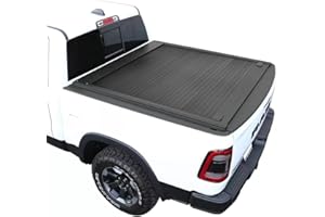 Syneticusa Retractable Truck Bed Cover for 2009-2026 Dodge Ram 1500 | 5.7 ft (67”) Short Bed | Aluminum Hard Retractable Tonn