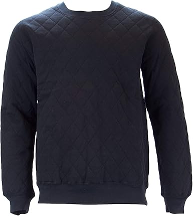 men's quilted sweatshirt