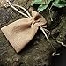 3 Inches Wide Burlap Ribbons Natural Jute Fabric Rustic Ribbon Roll For Favor Decoration DIY Handmade Craft Arts 10 Yards
