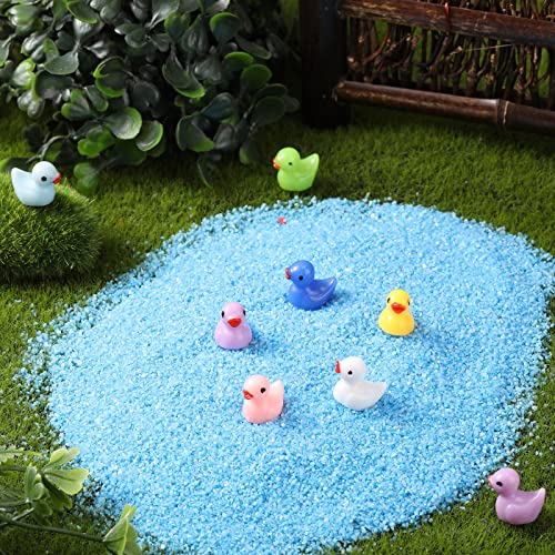 10pcs Colorful Tiny Resin Rubber Ducks - Miniature Duck Cabochons - Mini Fairy Garden Animals - Slime Charms Or Decoden Supplies - New Zealand