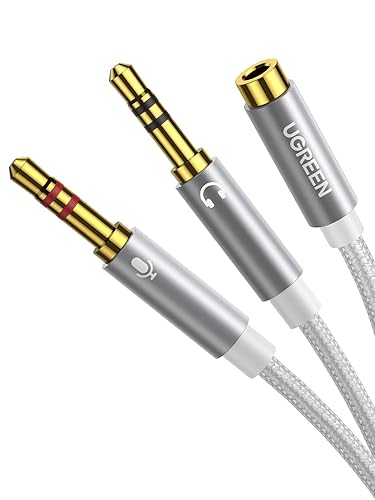 UGREEN Headphone Splitter for Computer Female to Dual