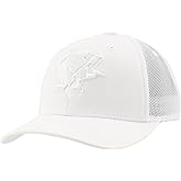 ZHATS NHL Unisex-Adult NHL Officially Licensed Adjustable Snapback Hat Dakota Echo White
