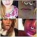 Septum Fake Nose Ring Jewelry,Women Girls Septum Ring Faux Nose Rings Non-Piercing Jewelry Clip On Clicker (6 PCS)