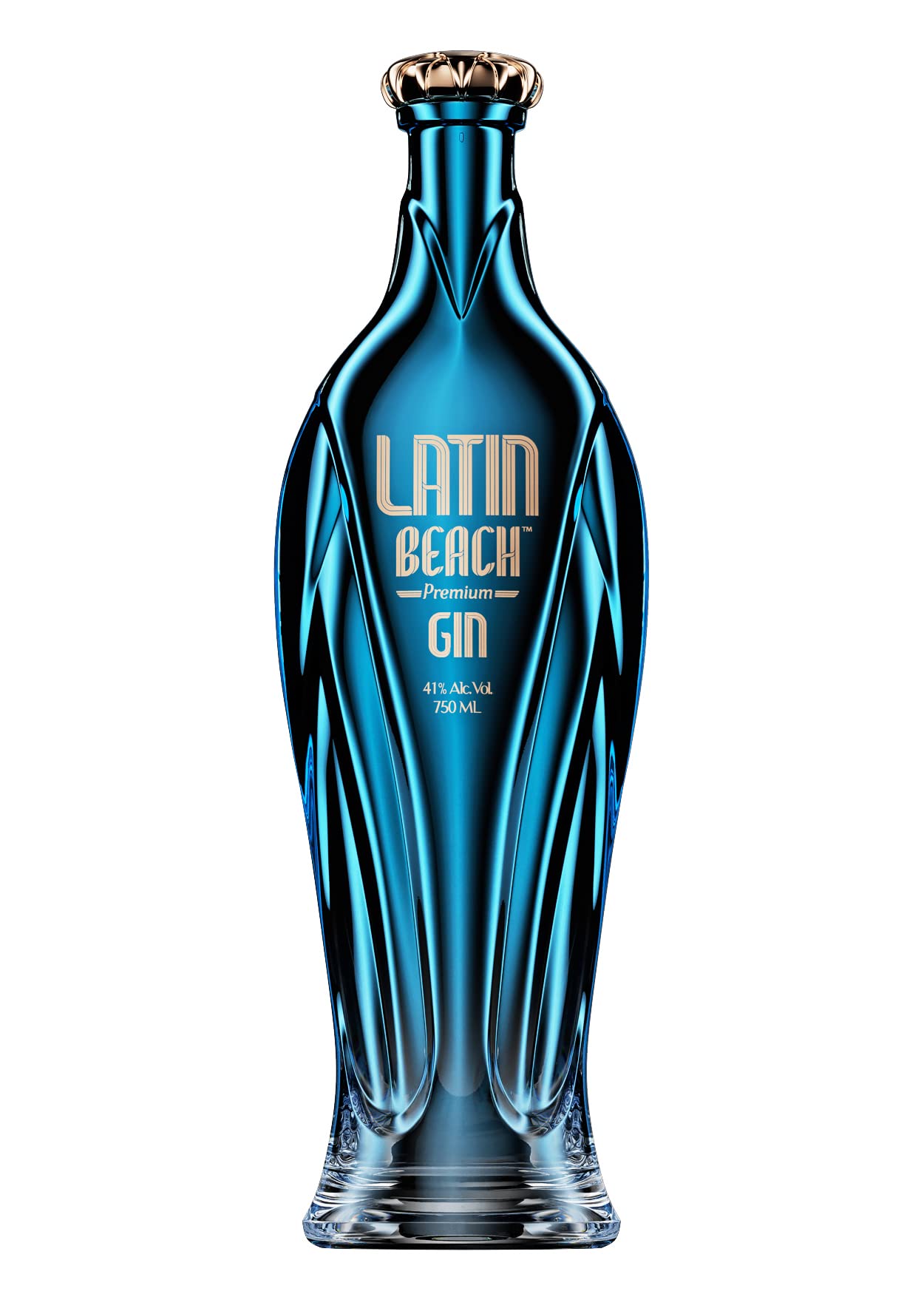 Latin Beach Gin 700ml – fruchtig, spritzige Zitrone | Aromen von Maracuja, Mango und Papaya | Italienischer Gin mit tropischem Flair | 1x 700ml | 41% Vol.