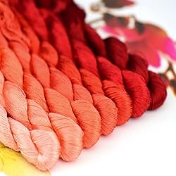 MINGGUXIUYI Natural 100% Mulberry Silk Floss