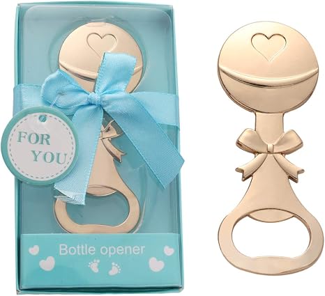 Amazon Com 12 Pcs Bottle Openers Baby Shower Favors For Guests Party Favor Return Gift Wedding Souvenir Gifts Party Supplies Decorations With Blue Gift Box By Weddparty Lollipop Shape Blue Kitchen Dining