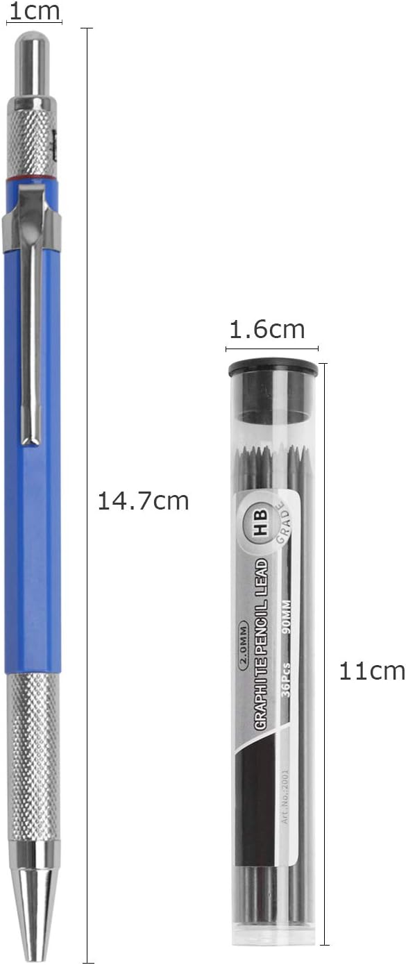 Amazon Co Jp 製図用シャーペン 2mm 替え芯 設計用シャーペン 黒 シャープペン 36本替芯付 Hb シャーペン 製図 スケッチ デッサン 絵画 勉強 仕事 折れにくい 書きやすい 滑り止め 握りやすい ノーク式 文房具 子供 大人 ホビー