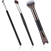 2-in-1 Nasenkonturpinsel – Dual-end Für Konturieren & Verblenden, 16 Cm, Aus Nylonwolle