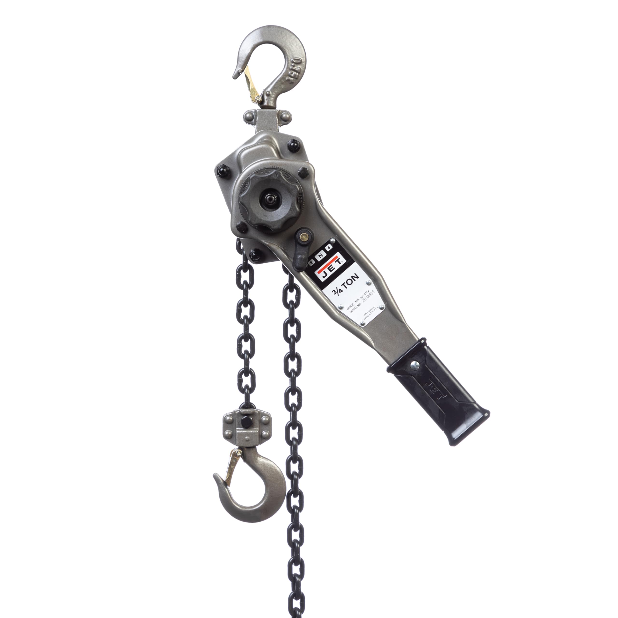 JET 3/4-Ton Lever Hoist, 20' Lift (Model JLP-075A-20) Image